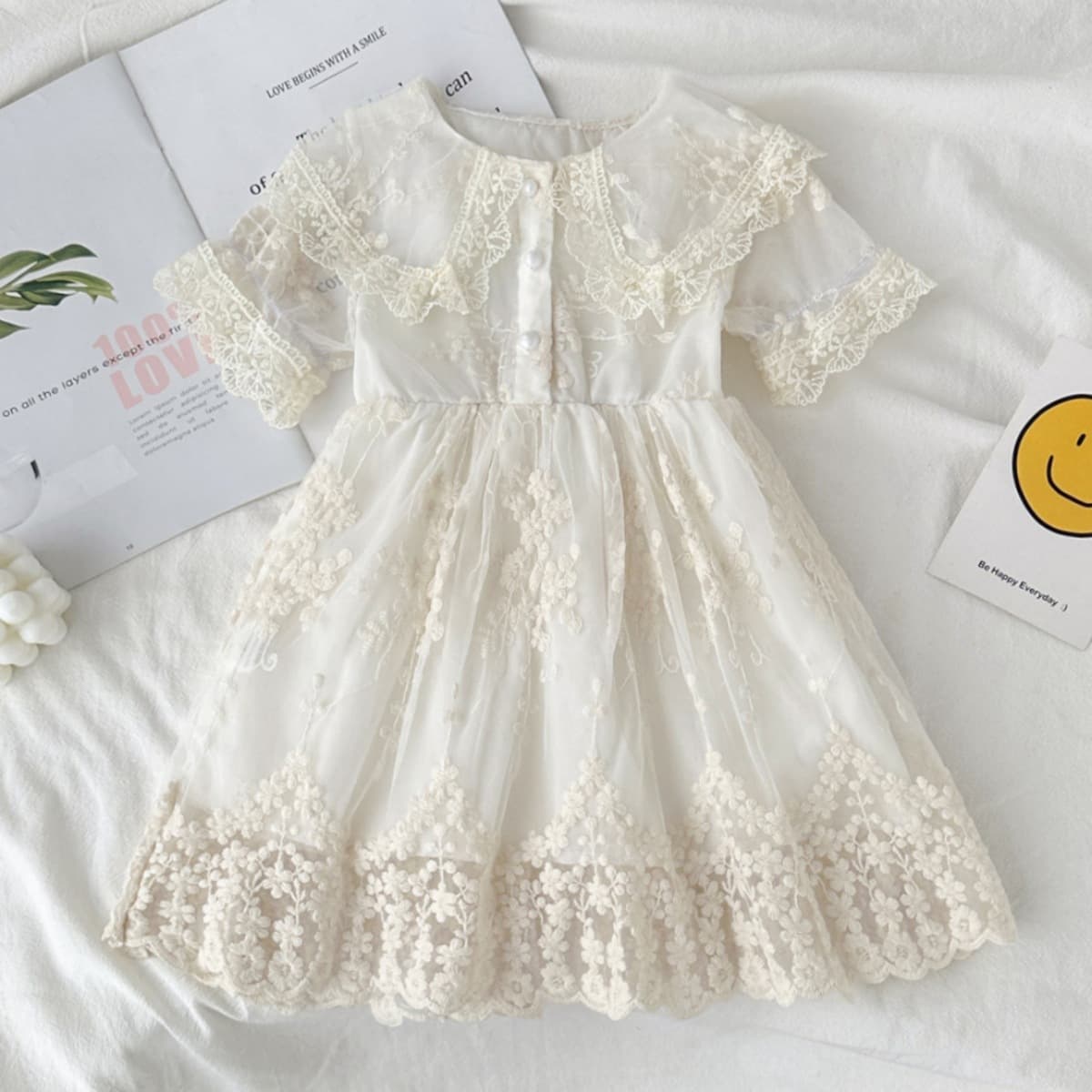 6058 children's summer new children's summer dress children's gauze skirt fashionable girl short-sleeved princess skirt dress