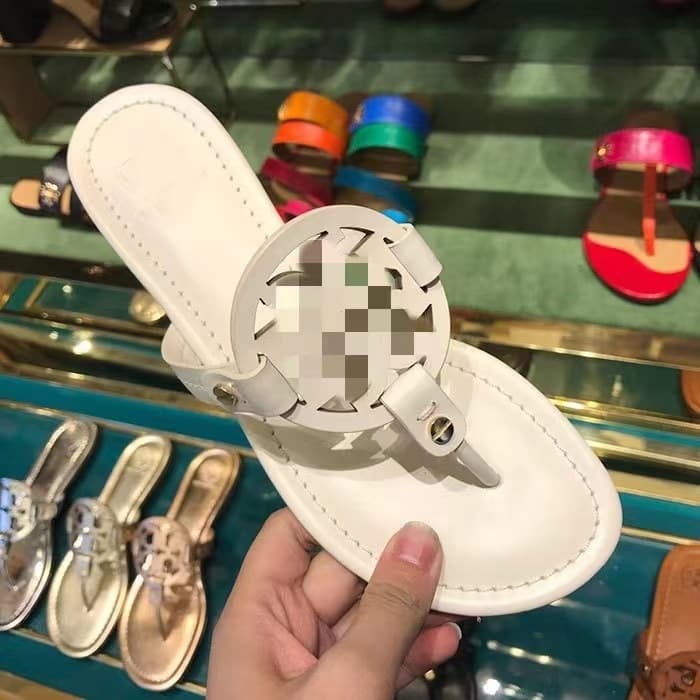 US TB Travel Plus Size Summer New Sandals for Women Outdoor Flat Beach Flip Flops Women's Toe Separator Thong Sandals
