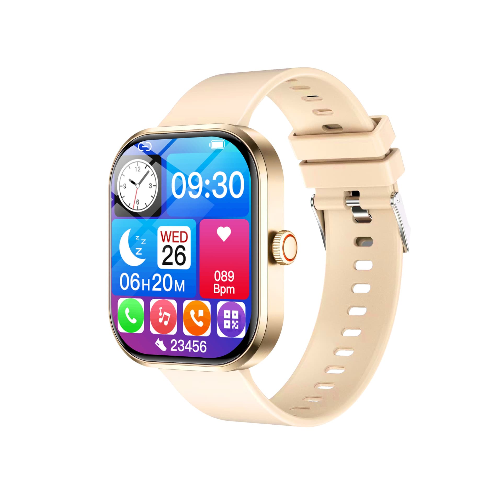 2024 New Cross-Border G21 Smart Watch Bluetooth Call Blood Pressure Heart Rate Monitor Sports Watch for Men and Women