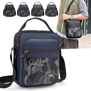 New Chest Bag Crossbody Sling Bag for Men Business Casual Backpack Multi-layer Zipper Small Shoulder Bag Wholesale