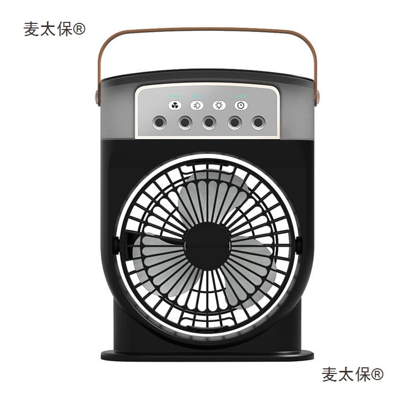 Mist Mini Fan Portable Desktop Atomizing Fan Humidifier 2-in-1 Air Conditioner Metabo