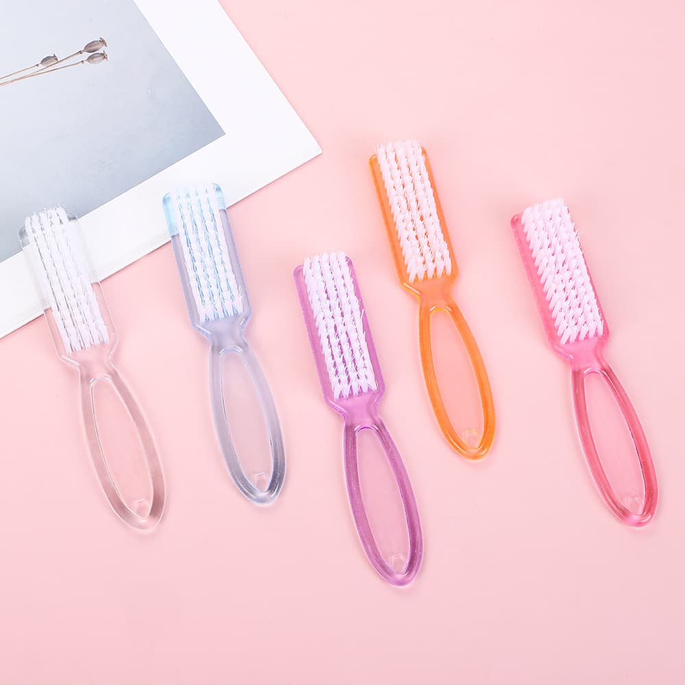 Manufacturer supplies long-handled manicure brush, plastic dust brush, simple manicure tool, dust cleaning brush, manicure tool