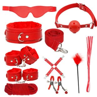 SiHand SM Bondage Restraint Ten-Piece Set SM Fetish Role-Play Bondage Restraint Sex