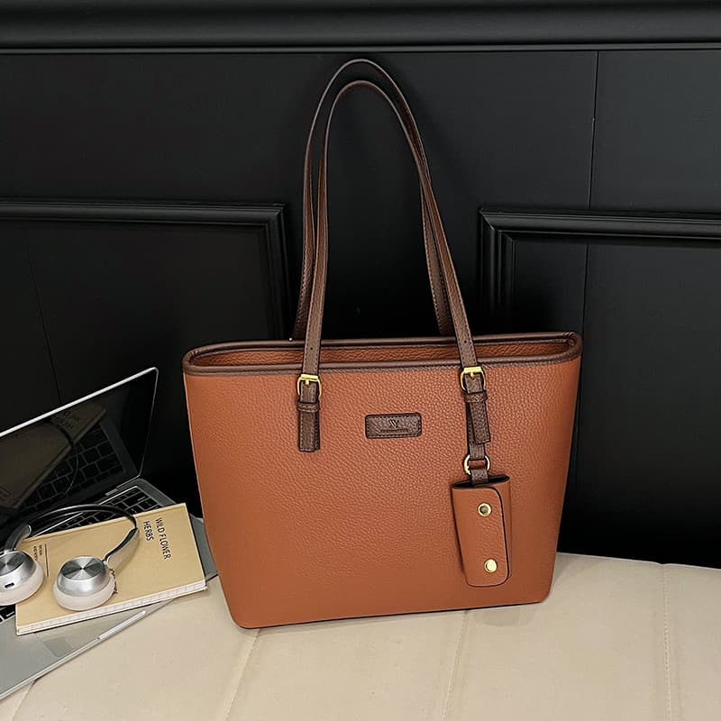 Foreign trade large bag 2025 new large-capacity tote bag commuting women's bag simple and versatile daily portable shoulder bag