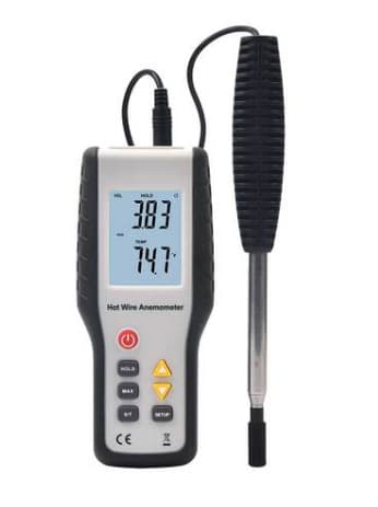 Xinsite HT-9829 Thermal Anemometer, Retractable Design for Duct Measurement with Free Invoice