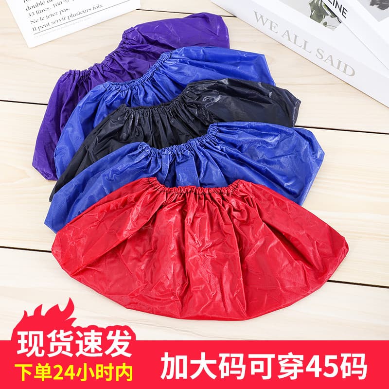 Taifeng Waterproof Cloth Shoe Covers for Men and Women, PVC Shoe Covers, Non-slip, Extra Large, Thick, Wear-resistant, Waterproof, Reusable