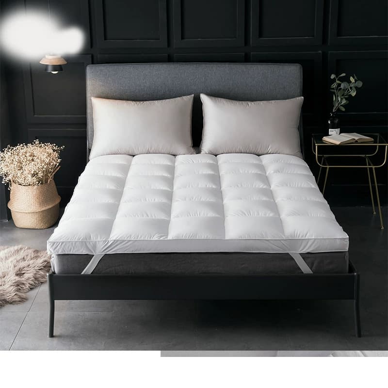 Hongrun HONREN Home, Hotel, B&B Use Upper Layer 70% White Duck Down All-Cotton Fabric Down Mattress