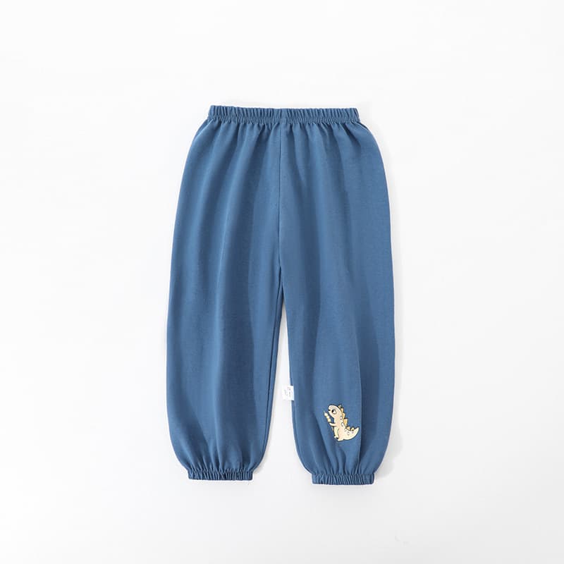 Baby Mosquito-Proof Pants, Pure Cotton, Spring/Summer Lightweight, Long Pants for Boys and Girls, Toddler and Kids, Elastic Cuff, Casual and Sport Pants