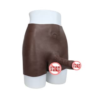 Wholesale Agent CD Crossdressing Silicone Fake Hip Pants Wearable Phallus, Crossdresser Butt Enhancement Hip Padding Crossdressing Supplies Male to Female