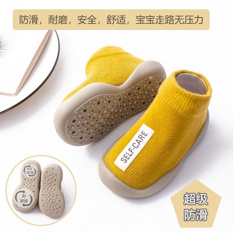 Baby Walker Socks Shoes Spring Autumn Breathable Boys Girls Soft Sole Summer Non-slip Children's Shoes Terry Loop Shoes