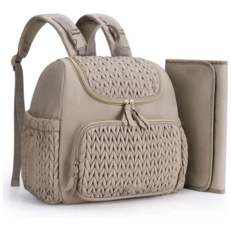 Cross-Border Mom Diaper Bag Multifunctional Baby Outing Fashionable Backpack Large Capacity Stroller Hanging Bag