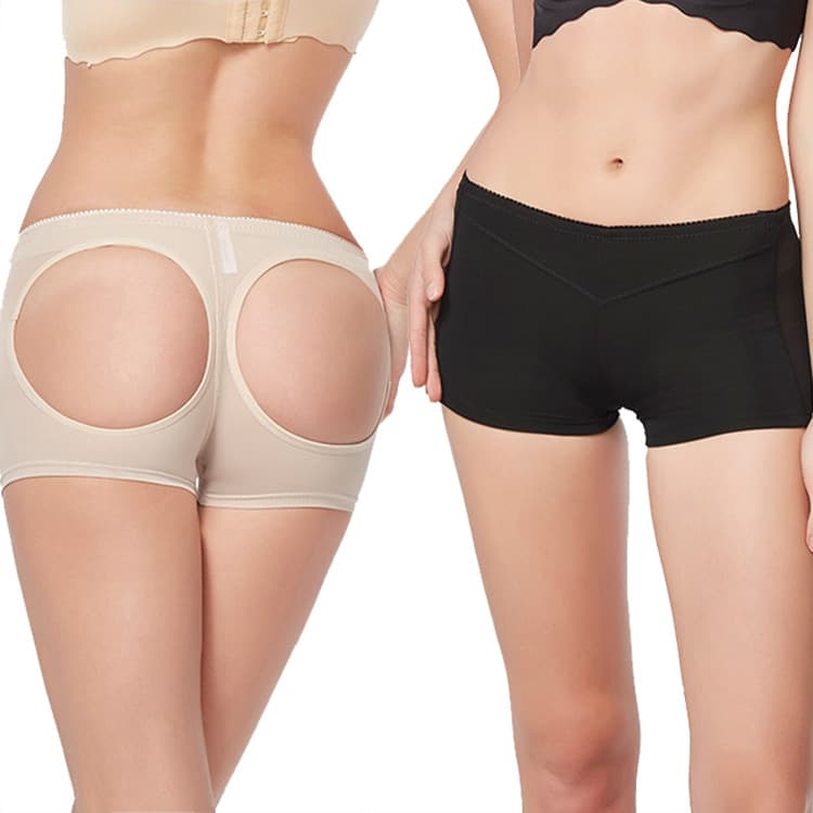 Cross-border European and American Women's Shapewear Waist Cincher Butt Lifter PP Peach Hip Lifting Panty Sexy Boy Shorts Base Layer Underwear