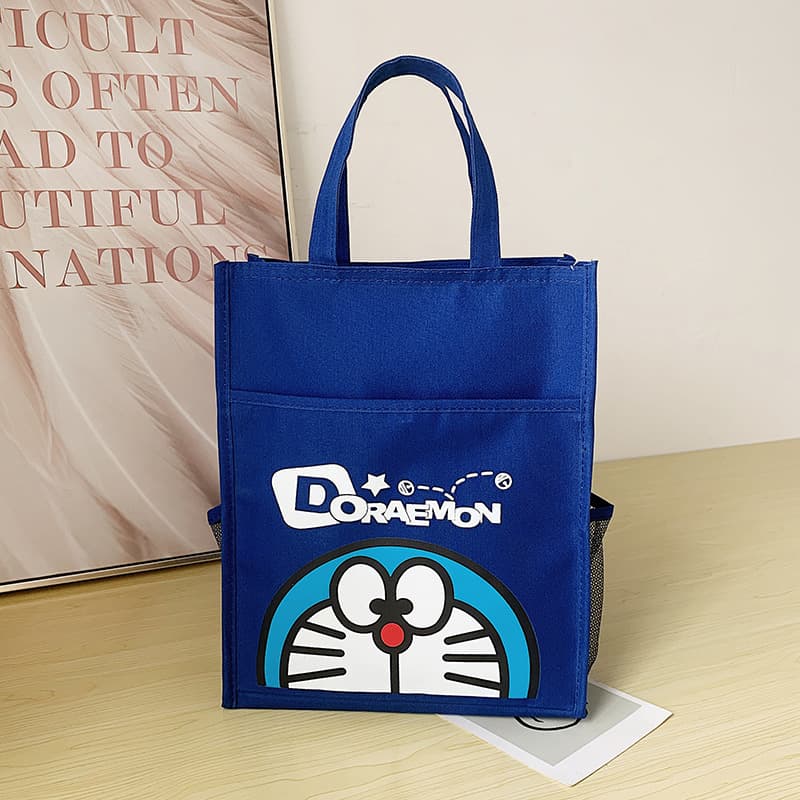 Korean-style Cartoon School Tote Bags for Children, Waterproof Tutoring Bags with Logo Printing