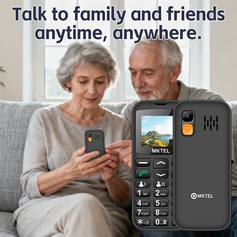 Factory Direct Wholesale In-Stock New Foreign Trade S42 Bar Button Feature Phone for Seniors 2.0-Inch HD Large Screen