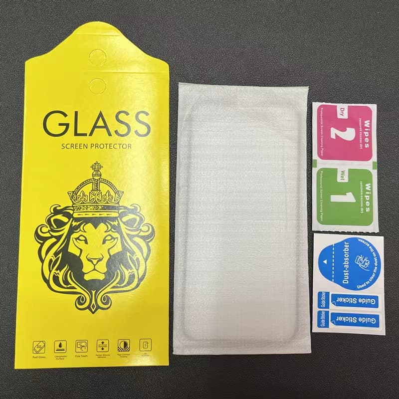 Thin, adjustable-size tempered glass screen protector with blue light blocking and eye protection for industrial touch monitors.