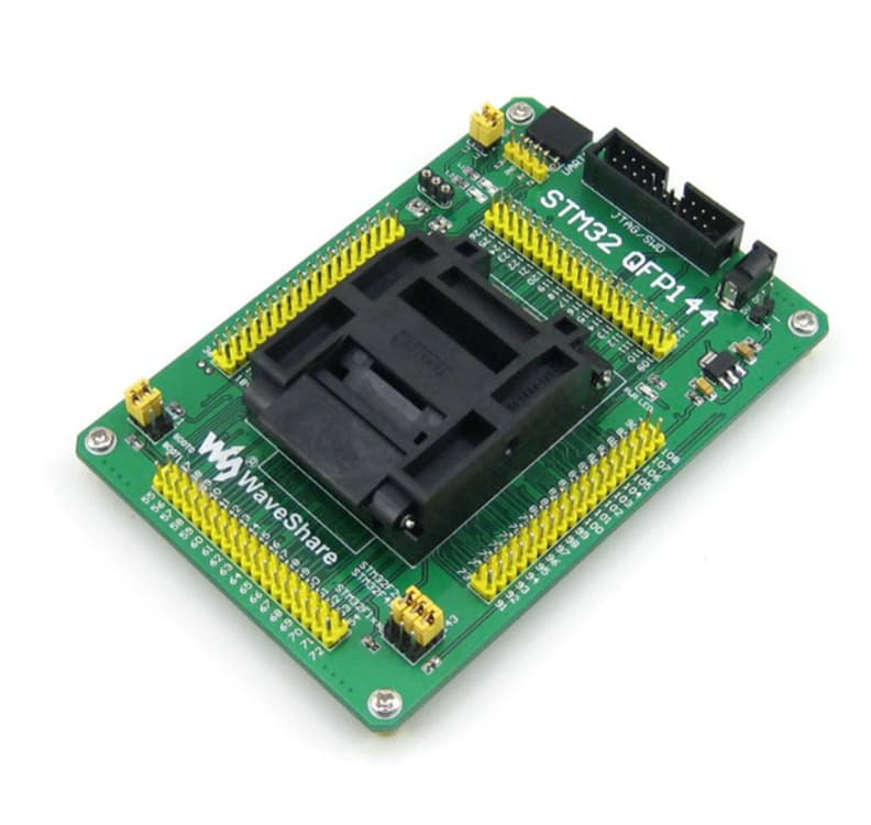 Waveshare STM32-QFP144 Dedicated Programming Socket Burn-in Socket QFP144 0.5mm Original Socket