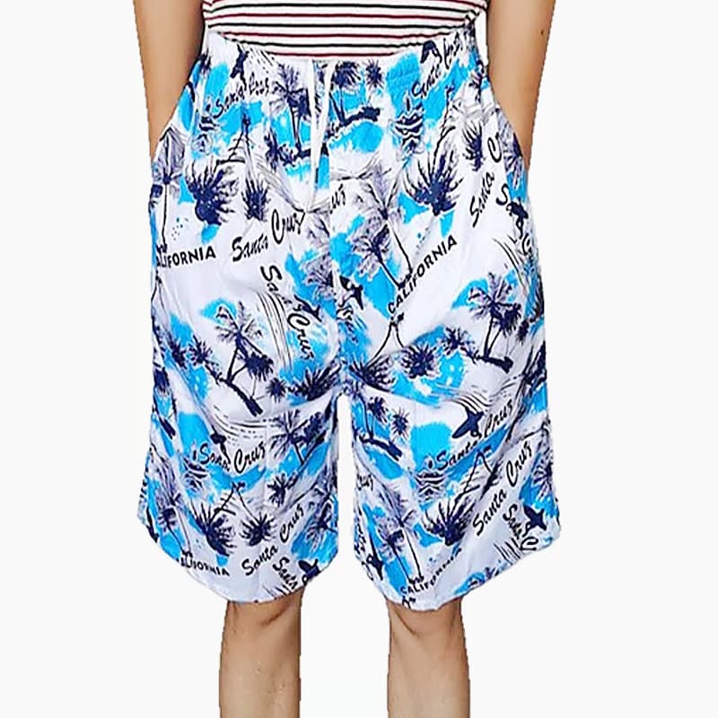 Summer Men's Beach Shorts, 5-Inch Casual Sports Quick-Dry Printed Shorts, Trendy Ins Swim Trunks, Surfing Shorts for Men