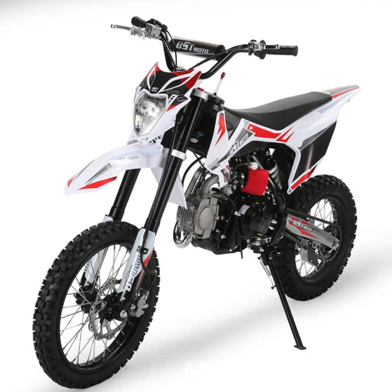 Fuel-Powered Pit Bike All-Terrain Motorcycle 125Cc Small Dirt Bike Two-Wheel Off-Road Automatic Clutch Adult Mountain Bike