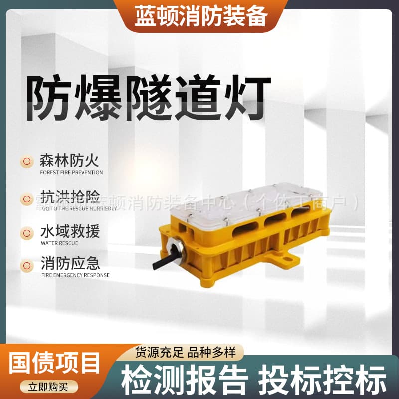 BFC8185 LED Explosion-proof Tunnel Light Cable Interlayer Gallery Explosion-proof Roadway Lighting 20W Emergency BFE8185