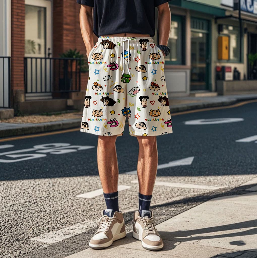 Summer Xiaoxin Beach Shorts New Japanese Cartoon Anime Cute Sleep Shorts Wearable Outside Cool Home Casual Shorts