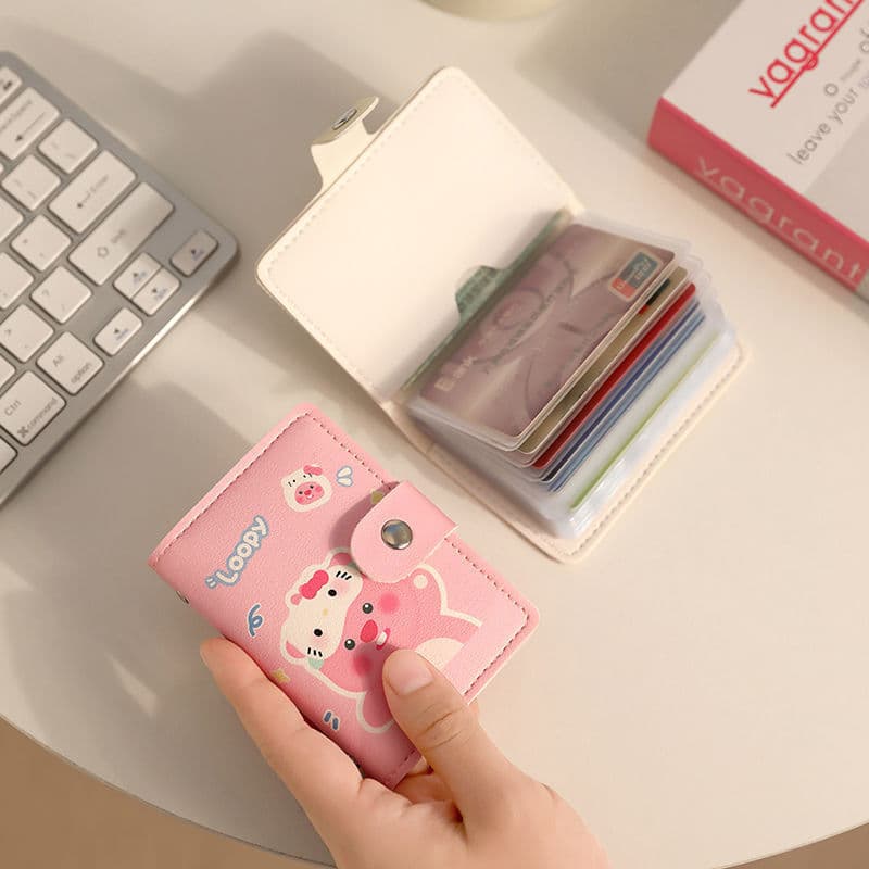 Cross-Border Popular Item: Ruby Student Hello Kitty Children's Wallet Card Holder Waterproof Kt Leather Wallet Cartoon