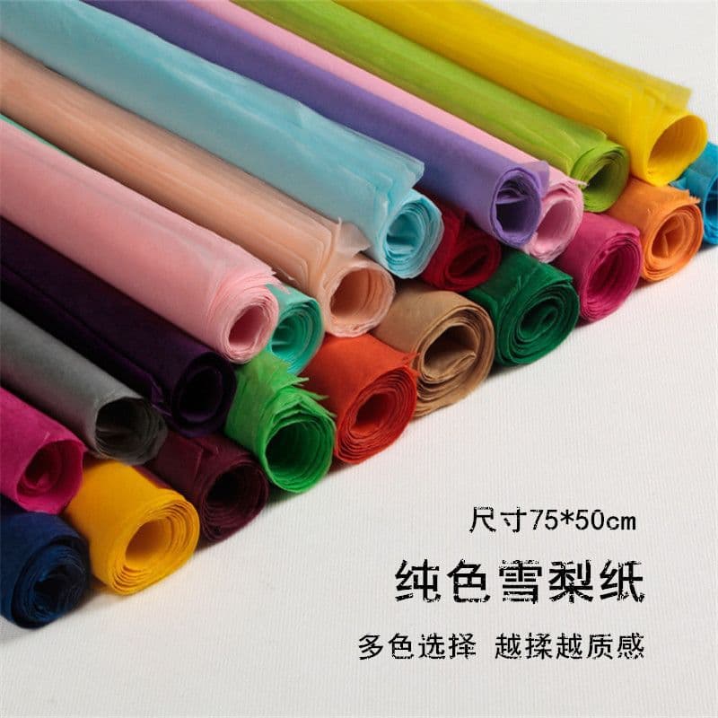 Colorful thickened Sydney paper copy tissue paper Clothing lining flowers floral gift box handmade packaging wholesale tissue paper