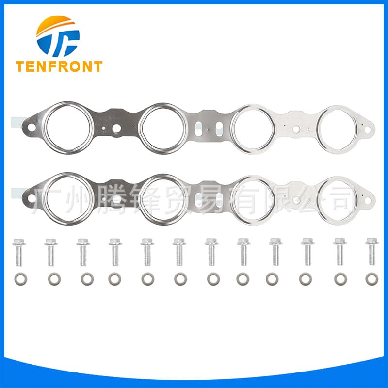 12617944 Fits Chevrolet Exhaust Manifold Gasket Kit MS16124 with Bolts 12555289 In Stock