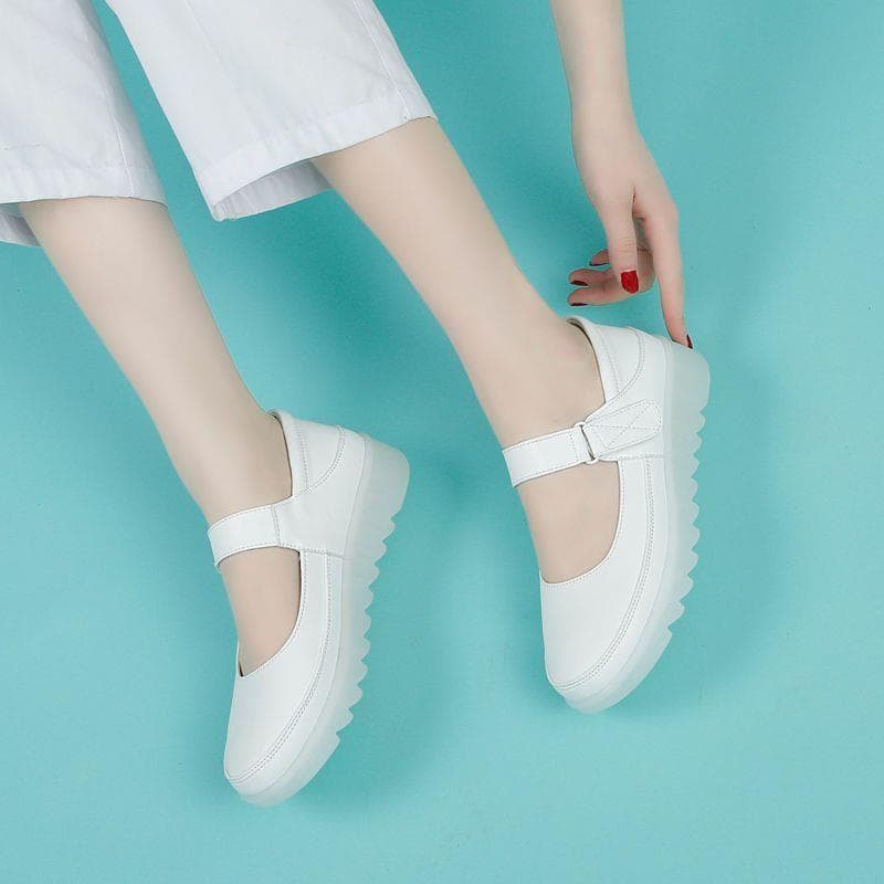 Nurse Shoes Women Hospital Intern Soft Sole Breathable Odor-Proof Quiet Versatile Comfortable Cushion Work White Shoes