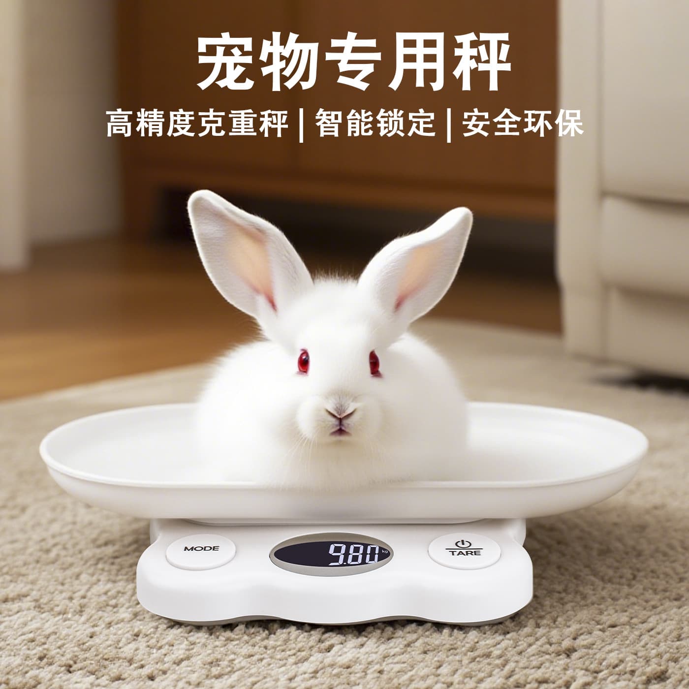 Cross-border pet weighing scale, small animal weighing electronic scale, high-precision multi-functional fruit express weighing device