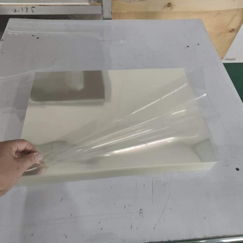 PET badge material roll stock factory direct high transparency high temperature resistant printable UV screen printing sheet PET film