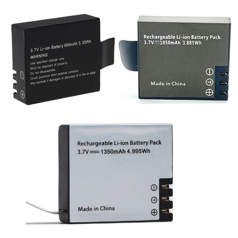 Compatible with SJCAM Camera Battery SJ4000 PG1050 PG1350 Dual Charger M10 SJ5000 SJ6000
