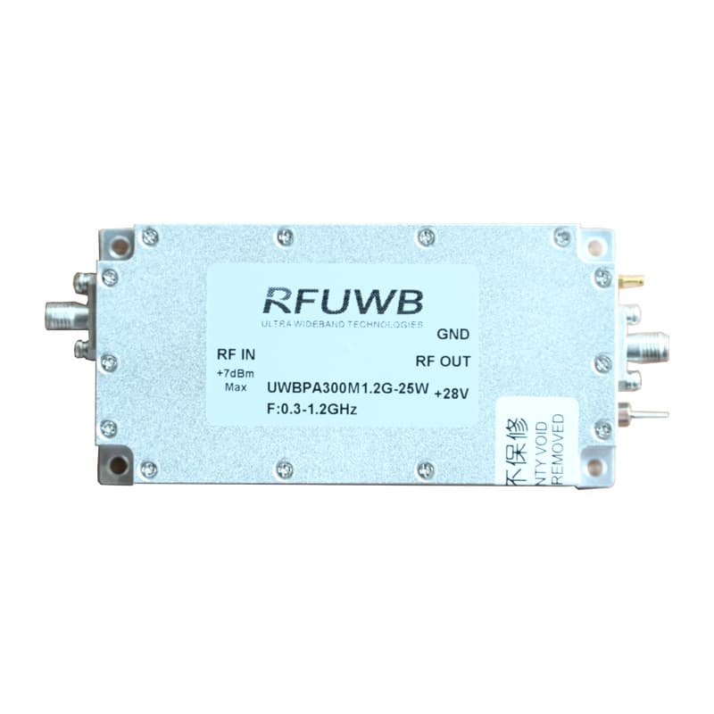 0.3-1.2GHz 25W RF Power Amplifier Broadband Amplifier RF Power Amplifier UWB Amplifier Module
