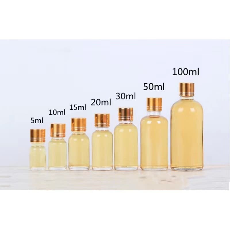 Wholesale essential oil bottles, Chinese medicine sub-bottling bottles, 50ml glass wine bottles, sealed small glass bottles, food-grade honey packaging bottles