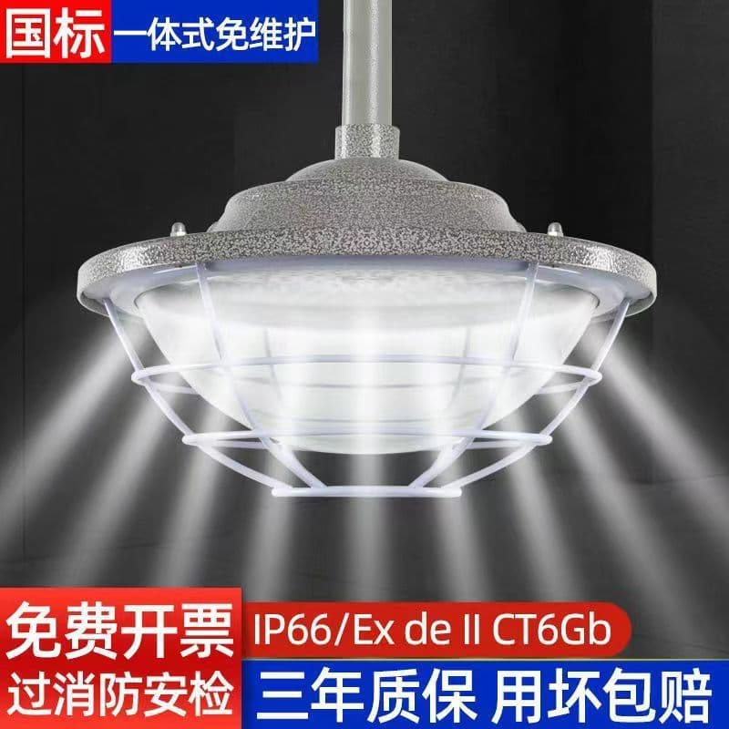 High-Intensity LED Explosion-Proof Lighting, Warehouse Factory Gas Station Construction Site Workshop Waterproof Factory Energy-Saving Light, Extra Bright
