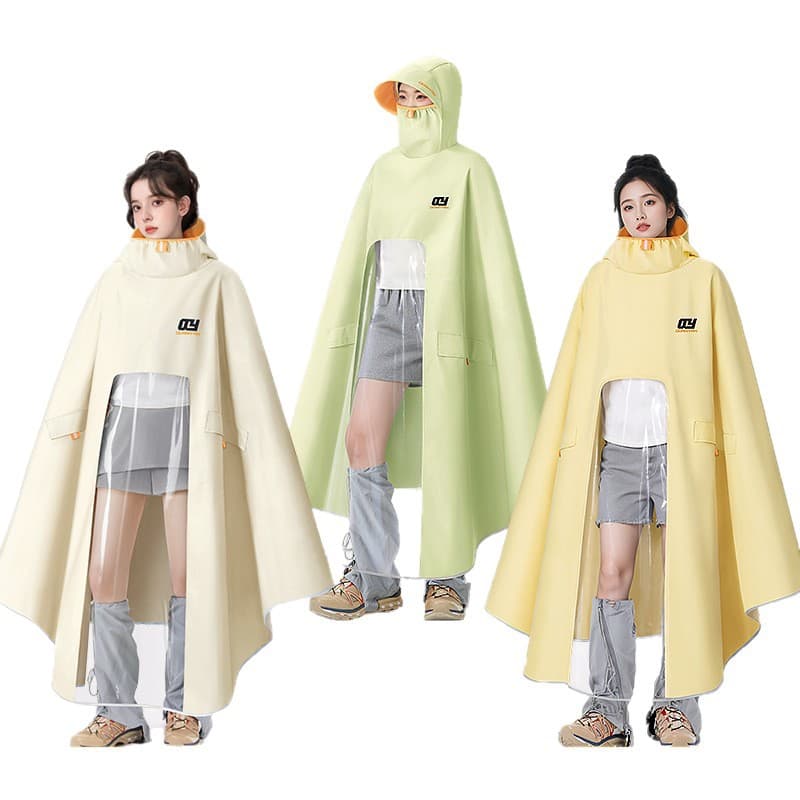 Quanyan Raincoat Electric Vehicle Battery Scooter Wholesale Adult Full Body Heavy Rain Proof Thickened Extended Motorcycle Specific Rain Poncho
