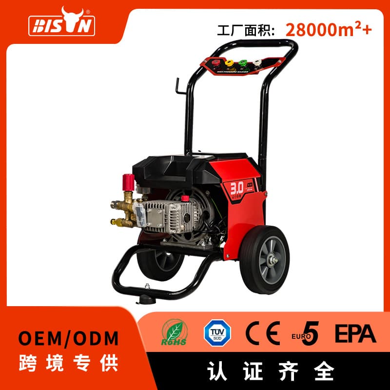 Bison 2.5-3.5kw Permanent Magnet Variable Frequency Car Washer Home Small High-Pressure Cleaning Machine Electric 50-60HZ