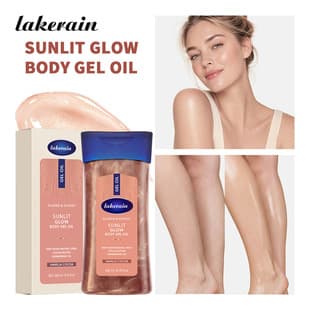 Cross-border Lakerain Cocoa Butter Glow Body Oil Shimmer Body Gel Oil Moisturizing Nourishing Body Care Oil