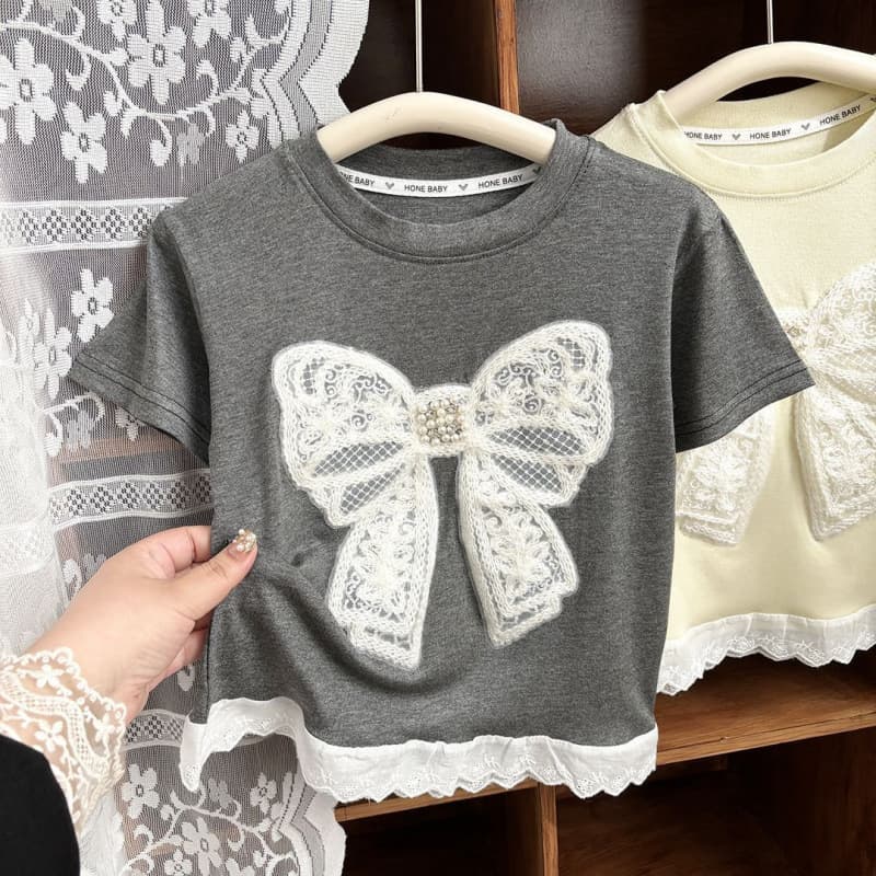 New girls' shirts, summer thin girls' short-sleeved tops, medium and large children's fashionable summer clothes, baby girl's summer clothes