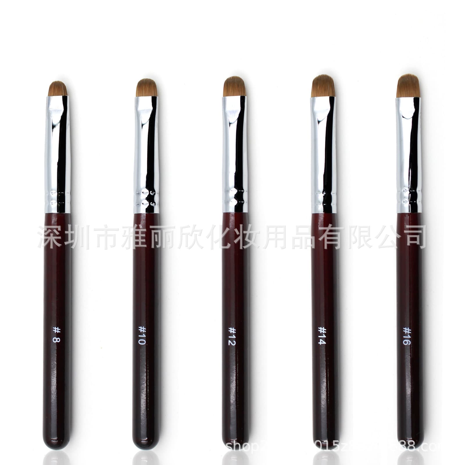 Cross-Border Best-Selling Style: French-Style Semi-Circular Cleaning Brush with Redwood Handle and Nylon Bristles #8-#16 Factory Direct Sales