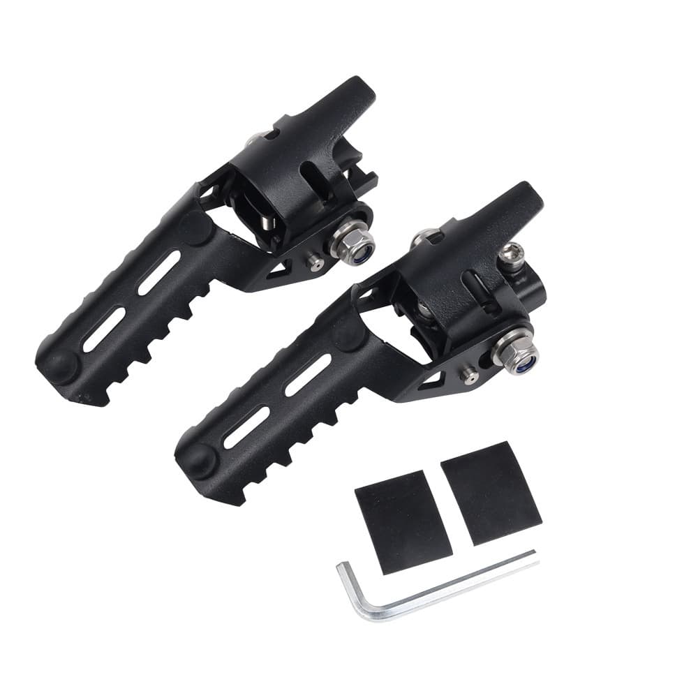 Harley Pan America 1250 ADV Front Bumper Cruise Footrest Modification Metal Material Black Foldable Pedal for Cruising