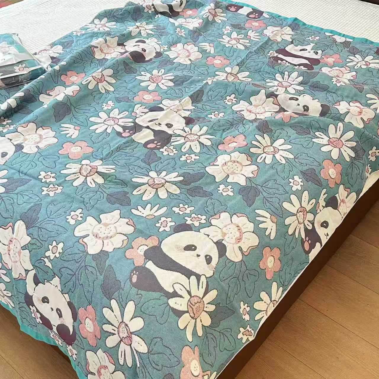 Six-Layer Gauze Adult Towel Blanket Extra Large Soft Comfortable Throw Office Nap Air Conditioning Quilt Summer Cool Quilt Bedding