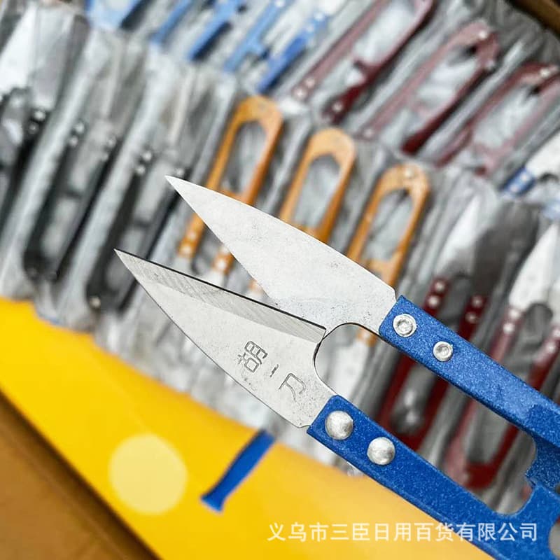 Hu Yidao thread snips, premium sizes for home use, U-shaped thread scissors, cross-stitch scissors, spring snips, factory direct wholesale