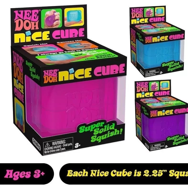 Cross-border Schylling Needoh Nice Cube sensory toy decompression cube pinch decompression toy
