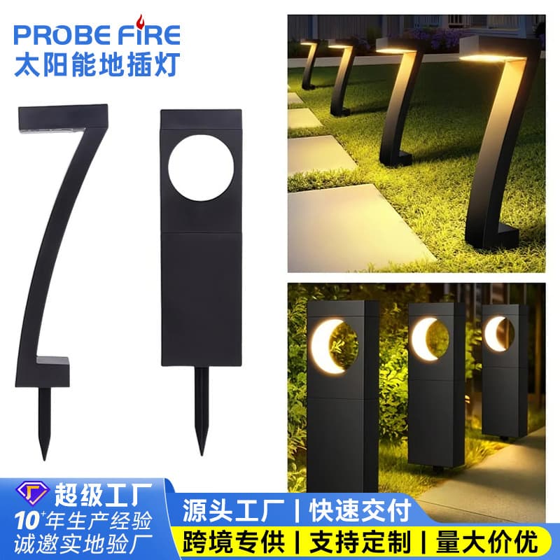 Solar Lawn Light European Style Garden Light Grass Light Outdoor Waterproof Villa Lawn LED Landscape Light