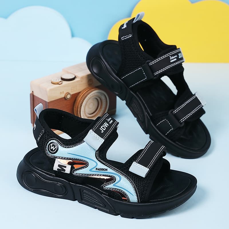 Boys' Shoes, Kidsren's Sports Sandals, 2026 Summer New Fashion, Open-Toe Sandals for Middle and Large Kidsren, Boys' Beach Shoes