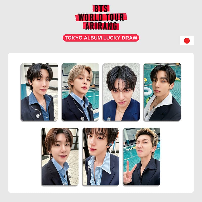 BTS ARIRANG World Tour Japan Exclusive Card JK Merchandise