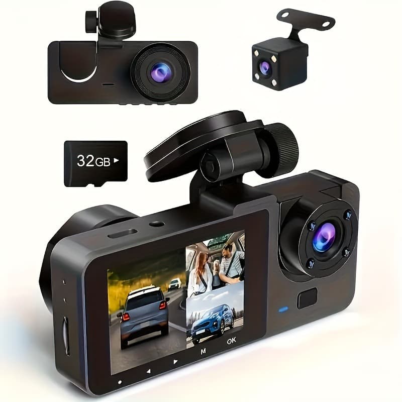 2026 New Cross-Border Drop Shipping Vehicle HD 1080P Dual Camera 4K1080P Camera