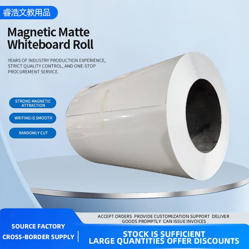 Magnetic Matte Whiteboard & Blackboard Roll Factory