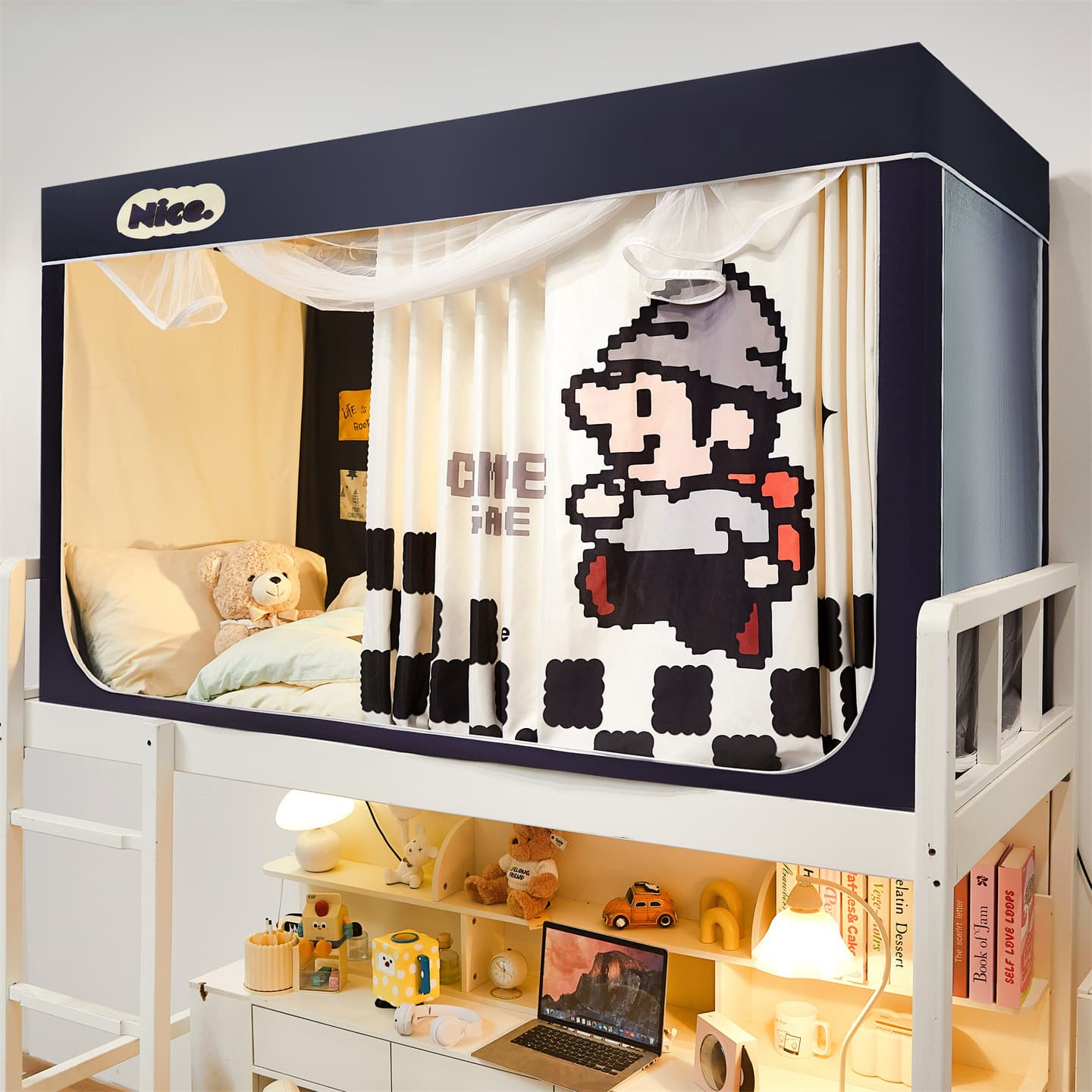 2026 Bed Mosquito Net College Student Dormitory Mosquito Net Bunk Universal Dormitory Single Bed Bunk Bracket