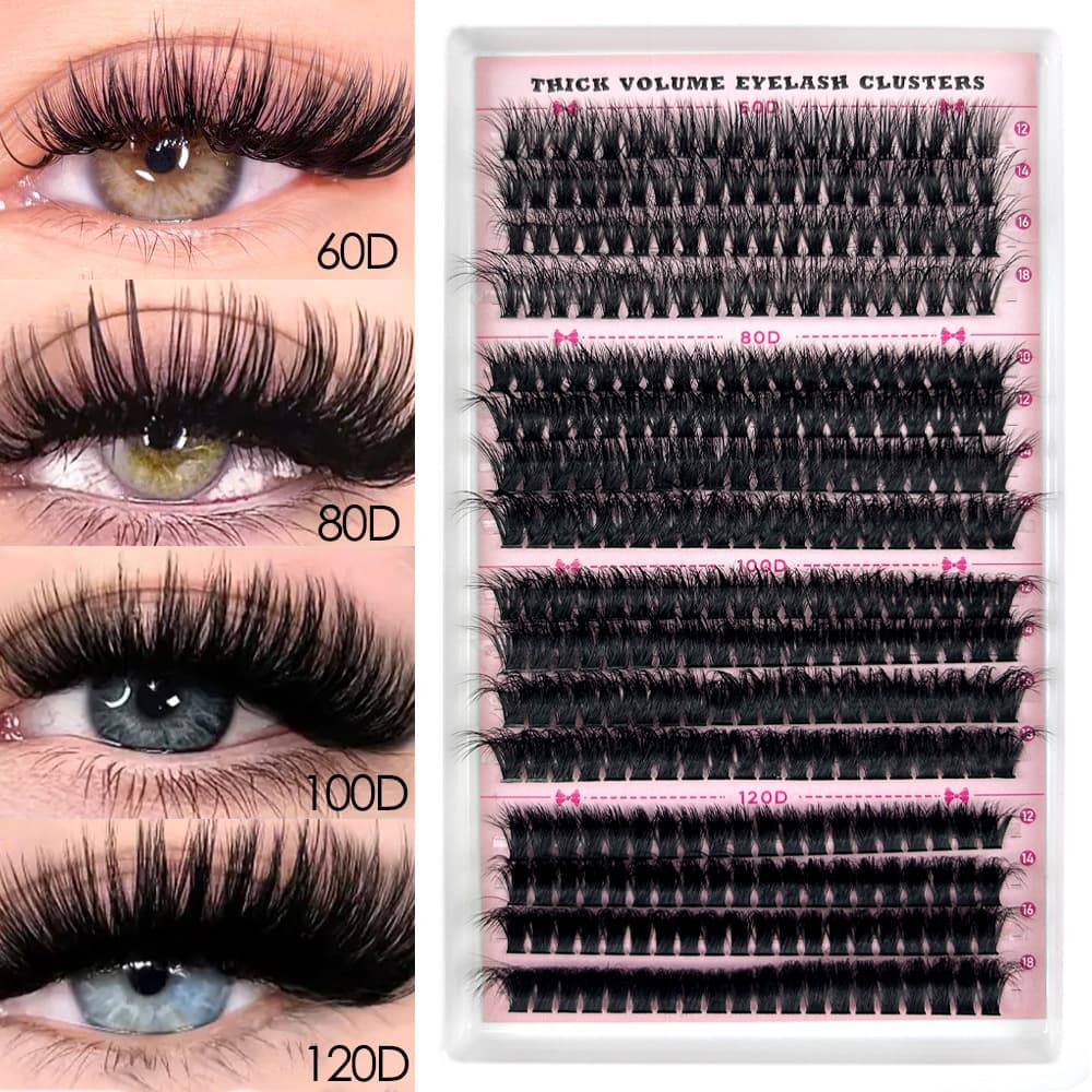 Lash Clusters Individual Soft False Eyelashes DIY at Home